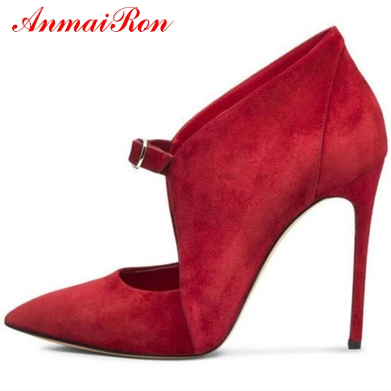 AnmaiRon Basic Super High Thin Heels Flock Pumps Zapatos De Mujer Women Shoes Pointed Toe Casual Size 34-43 LY965
AnmaiRon Basic Super High Thin Heels Flock Pumps Zapatos De Mujer Women Shoes Pointed Toe Casual Size 34-43 LY965