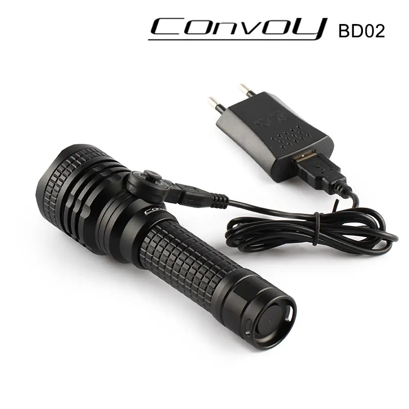 Конвой BD02 flash светильник CREE XML2 U2 светодиодный 18650 фонарик фонарь Самооборона