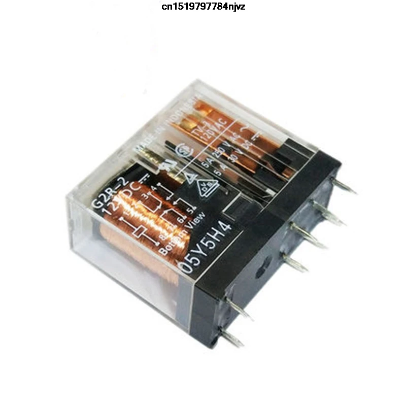 Реле 5A 8pin G2R 2 12VDC 12V 24VDC 24V 5VDC 5V 6VDC 6V 5 шт.|Интегральные схемы| |