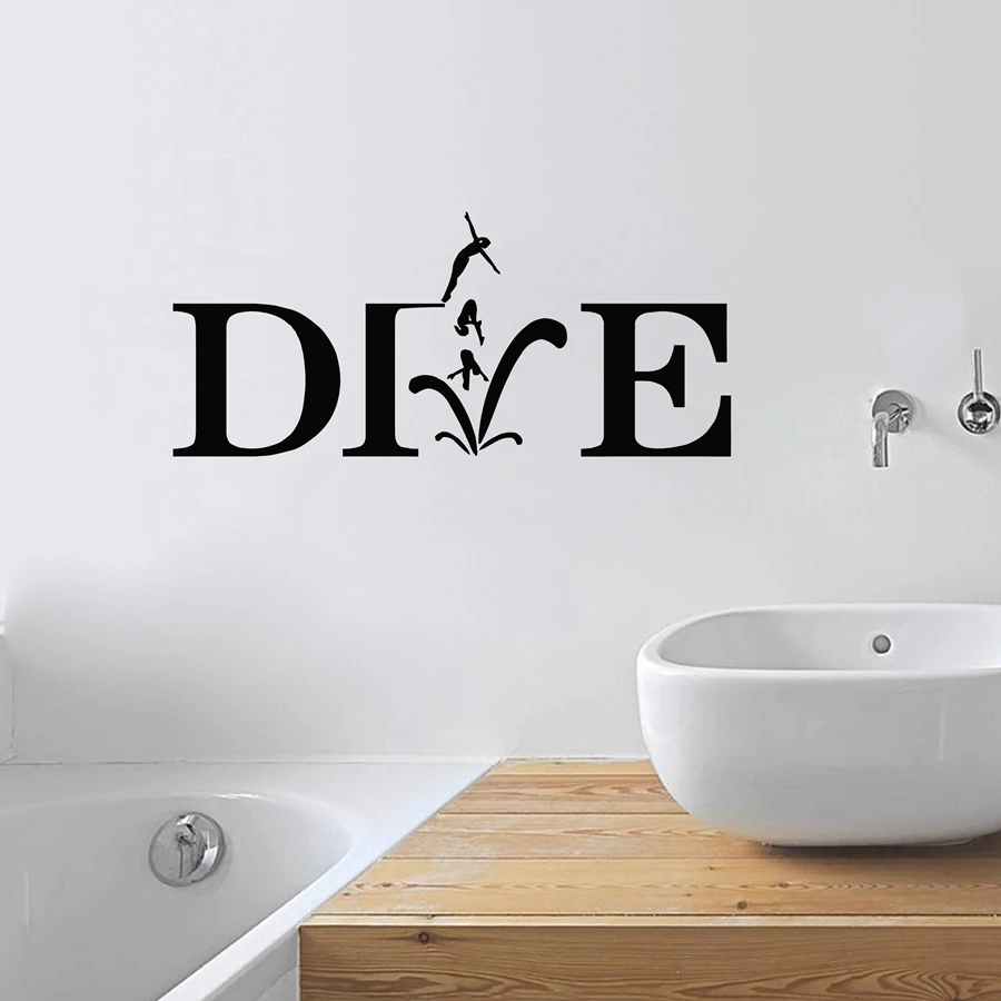 Dive Words Quotes Wall Decal Swimming Removable Vinyl Wall Sticker Lettering Swim Decoration
Dive Words Quotes Wall Decal Swimming Removable Vinyl Wall Sticker Lettering Swim Decoration