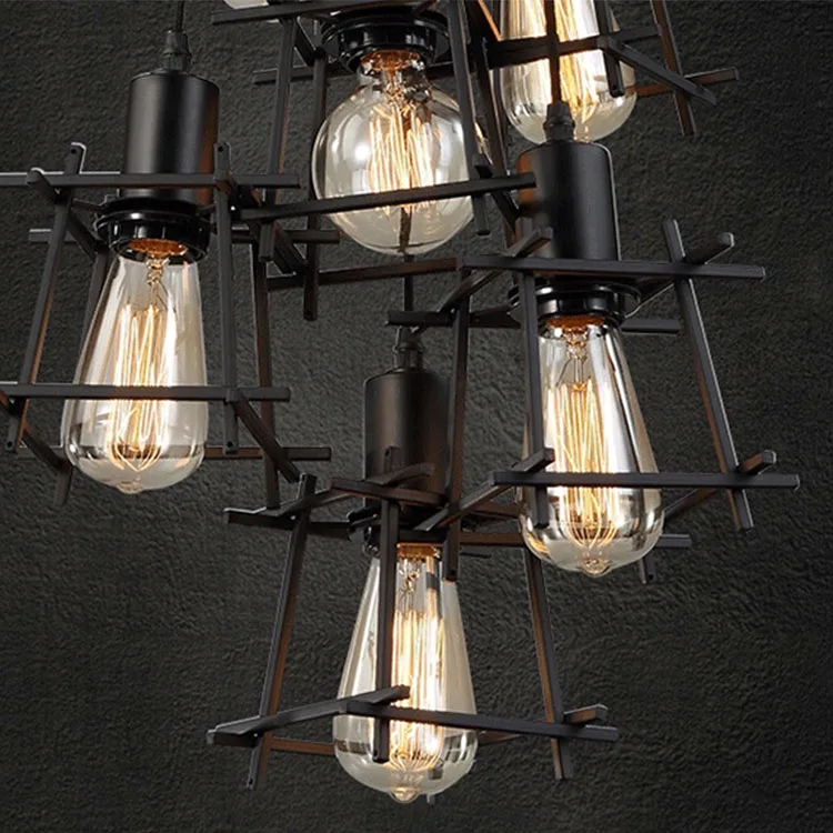 1 Head Iron Wire Pendant Lamps Vintage Nordic Industry Lightings Retro Loft Edison Pendant Lights For Living Room, Resturant
1 Head Iron Wire Pendant Lamps Vintage Nordic Industry Lightings Retro Loft Edison Pendant Lights For Living Room, Resturant