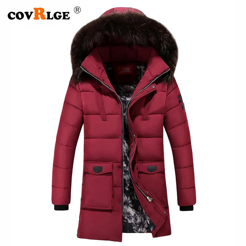 Covrlge Winter New Men Parkas 2019 Fashion Casual Medium Long Fur Hooded Cotton Coat Warm Big Size 4XL Outerwear Red MWM081
Covrlge Winter New Men Parkas 2019 Fashion Casual Medium Long Fur Hooded Cotton Coat Warm Big Size 4XL Outerwear Red MWM081