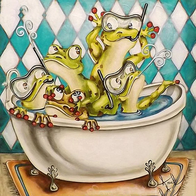 Full Square/Round Drill 5D DIY Diamond Painting "Frog toilet" 3D Embroidery Cross Stitch Mosaic Home Decor Gift
Full Square/Round Drill 5D DIY Diamond Painting "Frog toilet" 3D Embroidery Cross Stitch Mosaic Home Decor Gift