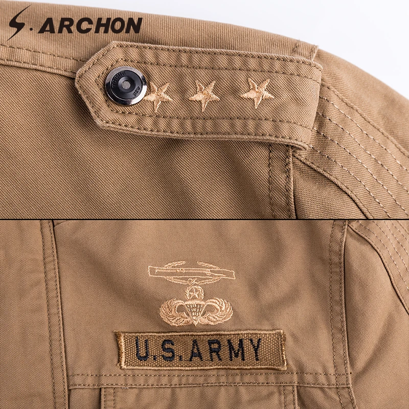 S.ARCHON US Army Military Pilot Jackets Men Autumn Winter Cotton Tactical Air Force Outerwear Coats Male Warm Army Flight Jacket
S.ARCHON US Army Military Pilot Jackets Men Autumn Winter Cotton Tactical Air Force Outerwear Coats Male Warm Army Flight Jacket