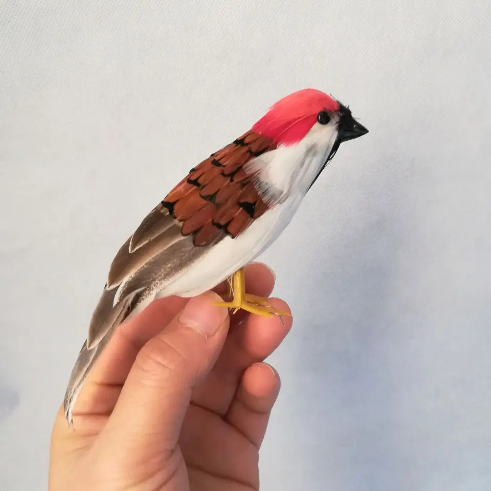 real life toy bird feathers bird about 15 cm vivid Passer domesticus bird model handicraft garden Decoration props h0938
real life toy bird feathers bird about 15 cm vivid Passer domesticus bird model handicraft garden Decoration props h0938