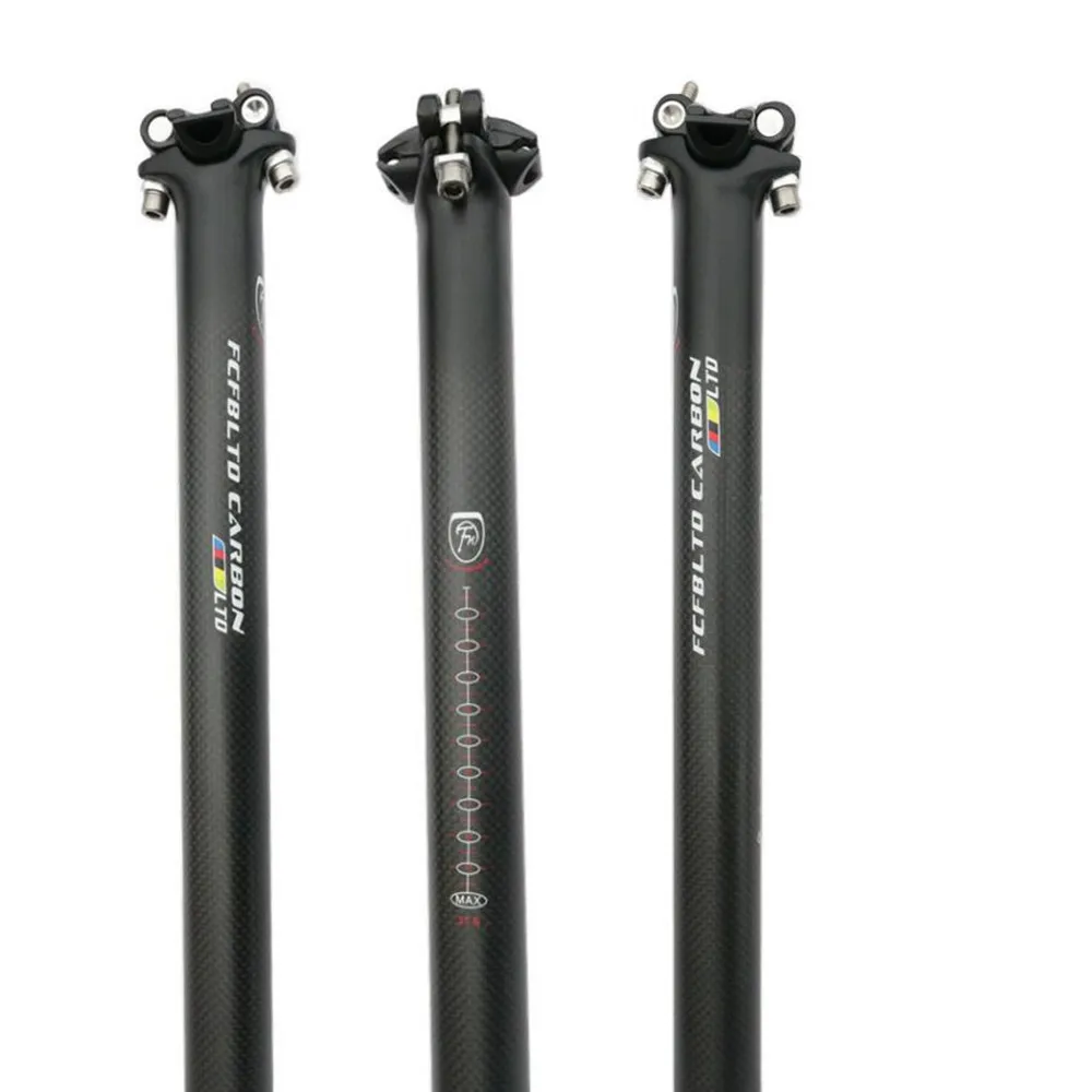 FCFB matte carbon fiber road bicycle seatpost MTB mountain bike parts seat post tube 25.4/27.2 30.8 31.6* 350/400mm
FCFB matte carbon fiber road bicycle seatpost MTB mountain bike parts seat post tube 25.4/27.2 30.8 31.6* 350/400mm