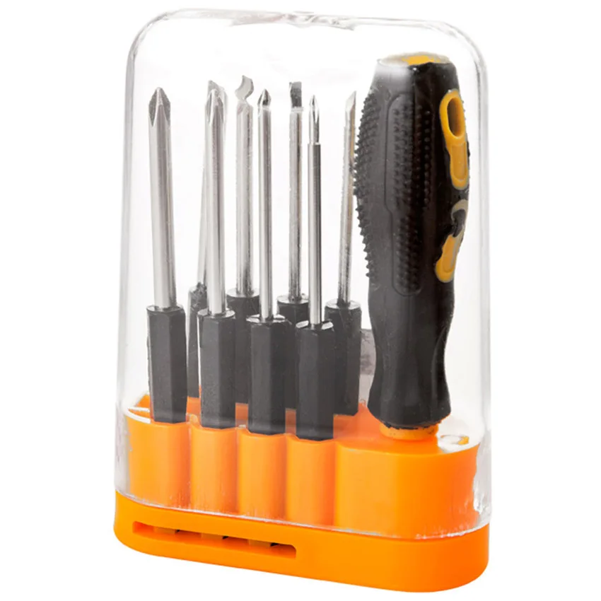 1 Set Screwdriver Kit 4 Phillips Bit, 4 Slotted Bits + 1 Hex Connection Handle Precision Phone Computer Repair Tool Combination
1 Set Screwdriver Kit 4 Phillips Bit, 4 Slotted Bits + 1 Hex Connection Handle Precision Phone Computer Repair Tool Combination
