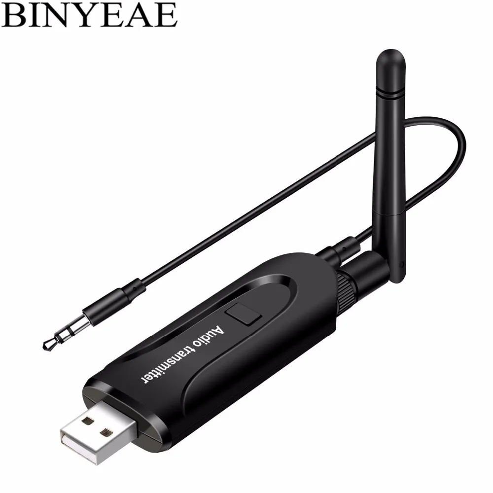 Bluetooth 4.1 Aux 3.5mm USB music transmitter Wireless usb Audio Adapter with Antenna for TV PC tablet notebook Double-decoding
Bluetooth 4.1 Aux 3.5mm USB music transmitter Wireless usb Audio Adapter with Antenna for TV PC tablet notebook Double-decoding