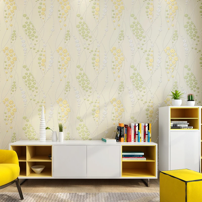 Environmental Korean Style Pastoral Non-woven Wallpaper Small Fresh Green Bedroom Living Room Lines Wedding House Warm Romantic
Environmental Korean Style Pastoral Non-woven Wallpaper Small Fresh Green Bedroom Living Room Lines Wedding House Warm Romantic