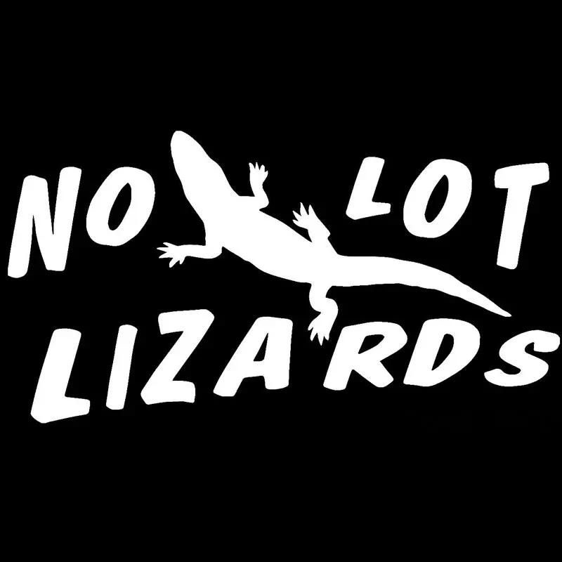 17.8CM*9.5CM No Lot Lizards Funny Vinyl Decal Sticker Car Window Car Sticker Car Motorcycle Accessories Black Sliver C8-1211
17.8CM*9.5CM No Lot Lizards Funny Vinyl Decal Sticker Car Window Car Sticker Car Motorcycle Accessories Black Sliver C8-1211