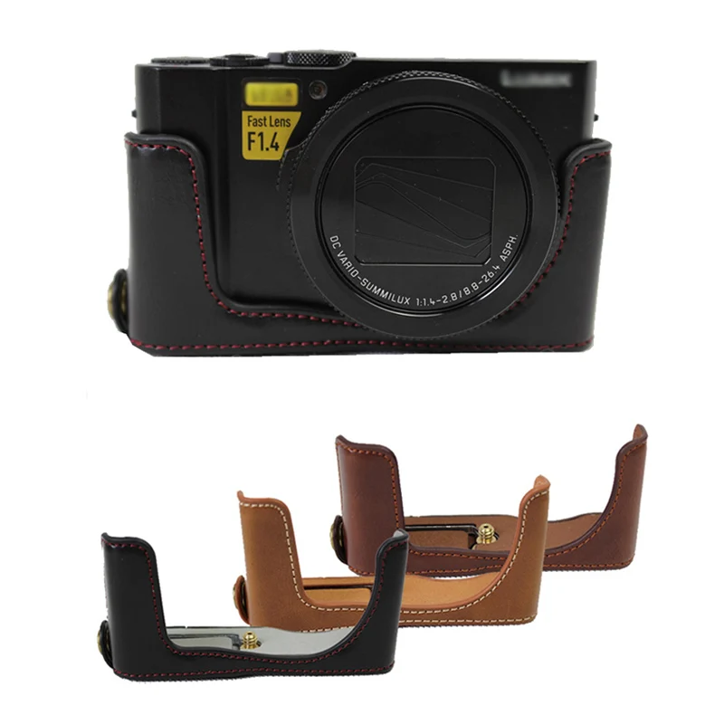 New Camera Half Bag Bottom Case For Panasonic Lumix LX10 L-X10 LX15 PU Leather case Set Cover With Battery Opening
New Camera Half Bag Bottom Case For Panasonic Lumix LX10 L-X10 LX15 PU Leather case Set Cover With Battery Opening