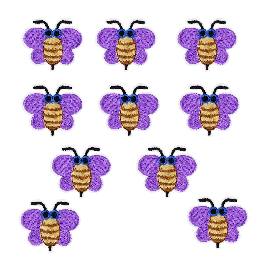10pcs lavender Bees patches insect badges for clothing iron embroidered patch applique iron on patches sewing accessories DIY
10pcs lavender Bees patches insect badges for clothing iron embroidered patch applique iron on patches sewing accessories DIY