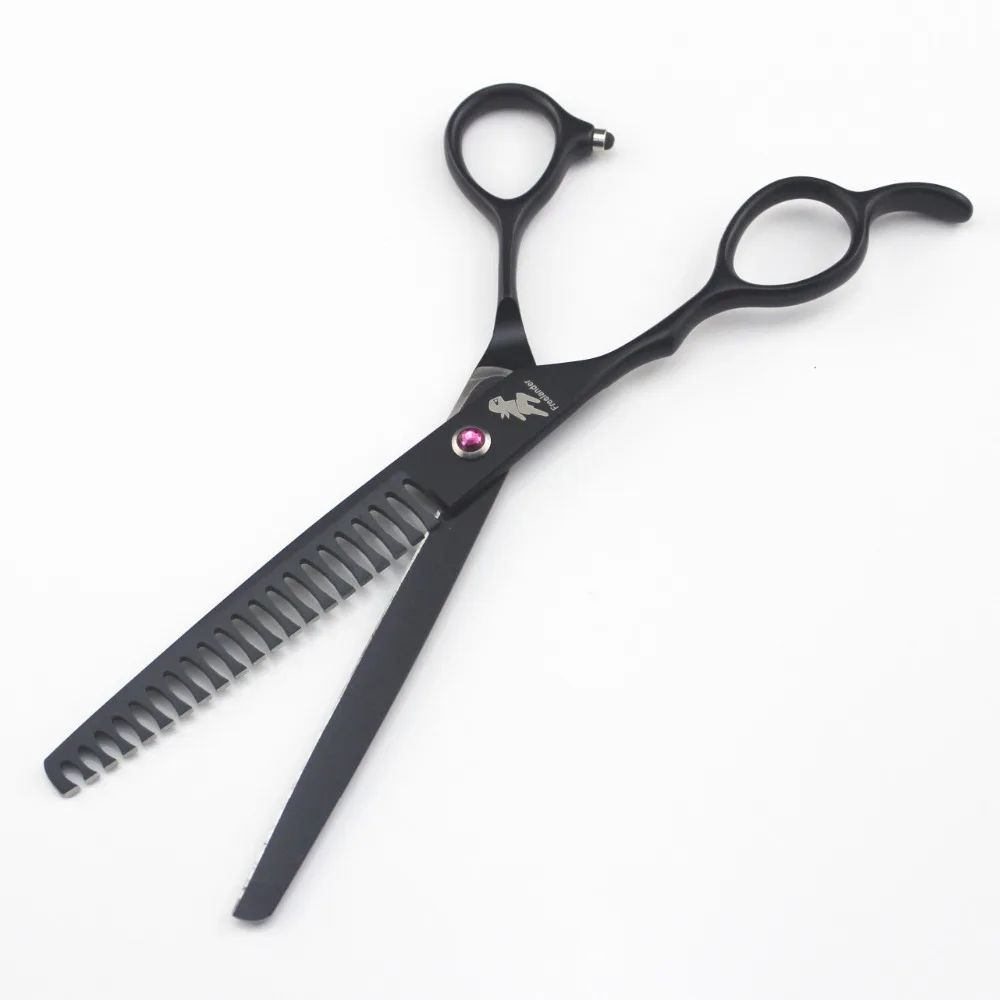 Freelander 7.0" high-quality Japan 440C Black pet scissors for pet grooming scissors
Freelander 7.0" high-quality Japan 440C Black pet scissors for pet grooming scissors