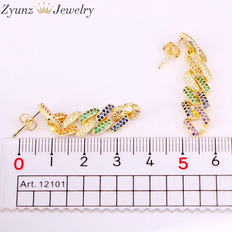 5Pairs, Gold Color Geometric Earring For Women Crystal Rainbow CZ Sparking Zirconia Long Drop Dangling Earrings
5Pairs, Gold Color Geometric Earring For Women Crystal Rainbow CZ Sparking Zirconia Long Drop Dangling Earrings
