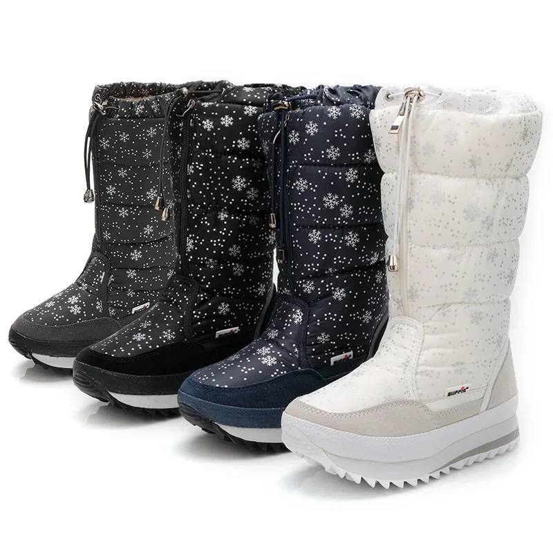 BeckyWalk New Fashion High Boots Women Winter Snow Boots Front Zipper Platform Warm Women Shoes Black White Snowflake WSH3098
BeckyWalk New Fashion High Boots Women Winter Snow Boots Front Zipper Platform Warm Women Shoes Black White Snowflake WSH3098