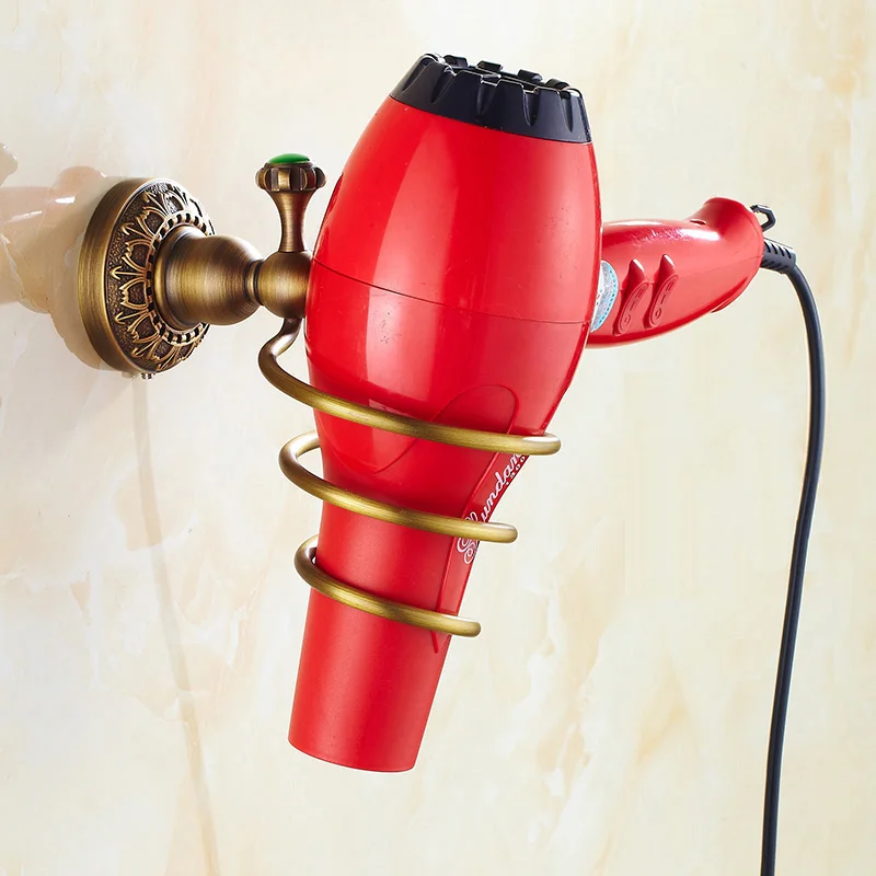 Hair Dryer Holders Wall Mount Bathroom Shelves Households Rack Hair Dryer Holder Carve Antique Copper Bathroom Hardware SSL-S23
Hair Dryer Holders Wall Mount Bathroom Shelves Households Rack Hair Dryer Holder Carve Antique Copper Bathroom Hardware SSL-S23