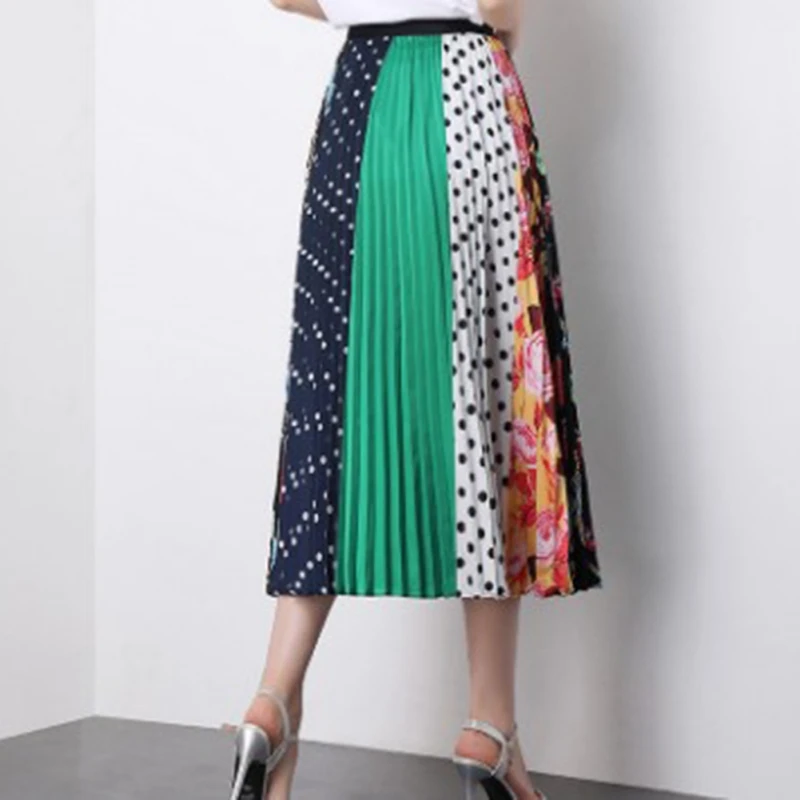 Cartoon Print Pleated Skirt Women High Waist Summer Skirt Fashion Plus Size New Casual Women Long Maxi Skirt Femme
Cartoon Print Pleated Skirt Women High Waist Summer Skirt Fashion Plus Size New Casual Women Long Maxi Skirt Femme