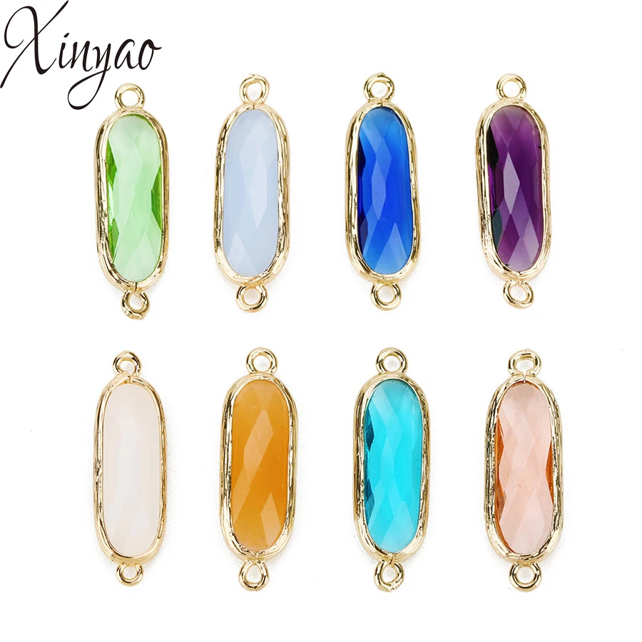 XINYAO, 5 шт., 9x29,5 мм, прямоугольная форма, подвески, кулон с 2 мм двойным отверстием, плавающий, очаровательный разъем для браслета, ювелирное изд...
XINYAO, 5 шт., 9x29,5 мм, прямоугольная форма, подвески, кулон с 2 мм двойным отверстием, плавающий, очаровательный разъем для браслета, ювелирное изд...