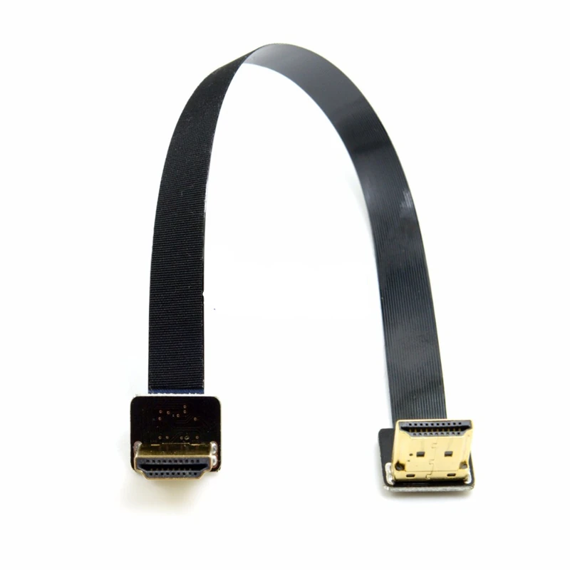 0.2M FPV Dual Up Angled 90 Degree HDMI-compatible Male to Male HDTV FPC Flat Cable for Multicopter Aerial Photography 10CM 50CM
0.2M FPV Dual Up Angled 90 Degree HDMI-compatible Male to Male HDTV FPC Flat Cable for Multicopter Aerial Photography 10CM 50CM