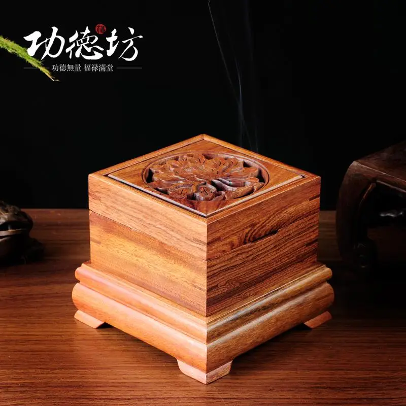 Yellow Peony openwork incense box solid wood mahogany rosewood Queen Lavender incense burner incense coil cartridge
Yellow Peony openwork incense box solid wood mahogany rosewood Queen Lavender incense burner incense coil cartridge