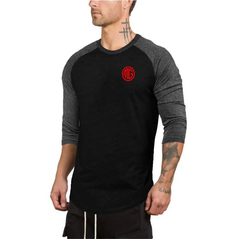 Muscleguys Seven quarter Sleeve T-Shirt Men 2019 Spring Autumn O-Neck T Shirt Mens Fashion Patchwork Stretch Cotton Tee Tops
Muscleguys Seven quarter Sleeve T-Shirt Men 2019 Spring Autumn O-Neck T Shirt Mens Fashion Patchwork Stretch Cotton Tee Tops