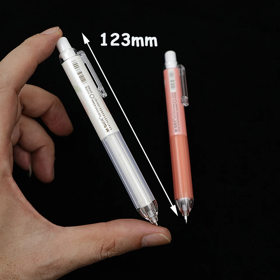2pcs High Quality Cute Mechanical Pencil 0.5mm Plastic Drafting Short Automatic Pencil For Kid School Supplies 2B Pencil Refills
2pcs High Quality Cute Mechanical Pencil 0.5mm Plastic Drafting Short Automatic Pencil For Kid School Supplies 2B Pencil Refills
