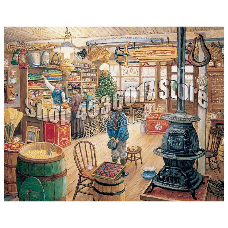 Алмазная живопись «The Olde General Store», вышивка крестиком, 5D Мозаика из страз «сделай сам», картина в подарок
Алмазная живопись «The Olde General Store», вышивка крестиком, 5D Мозаика из страз «сделай сам», картина в подарок