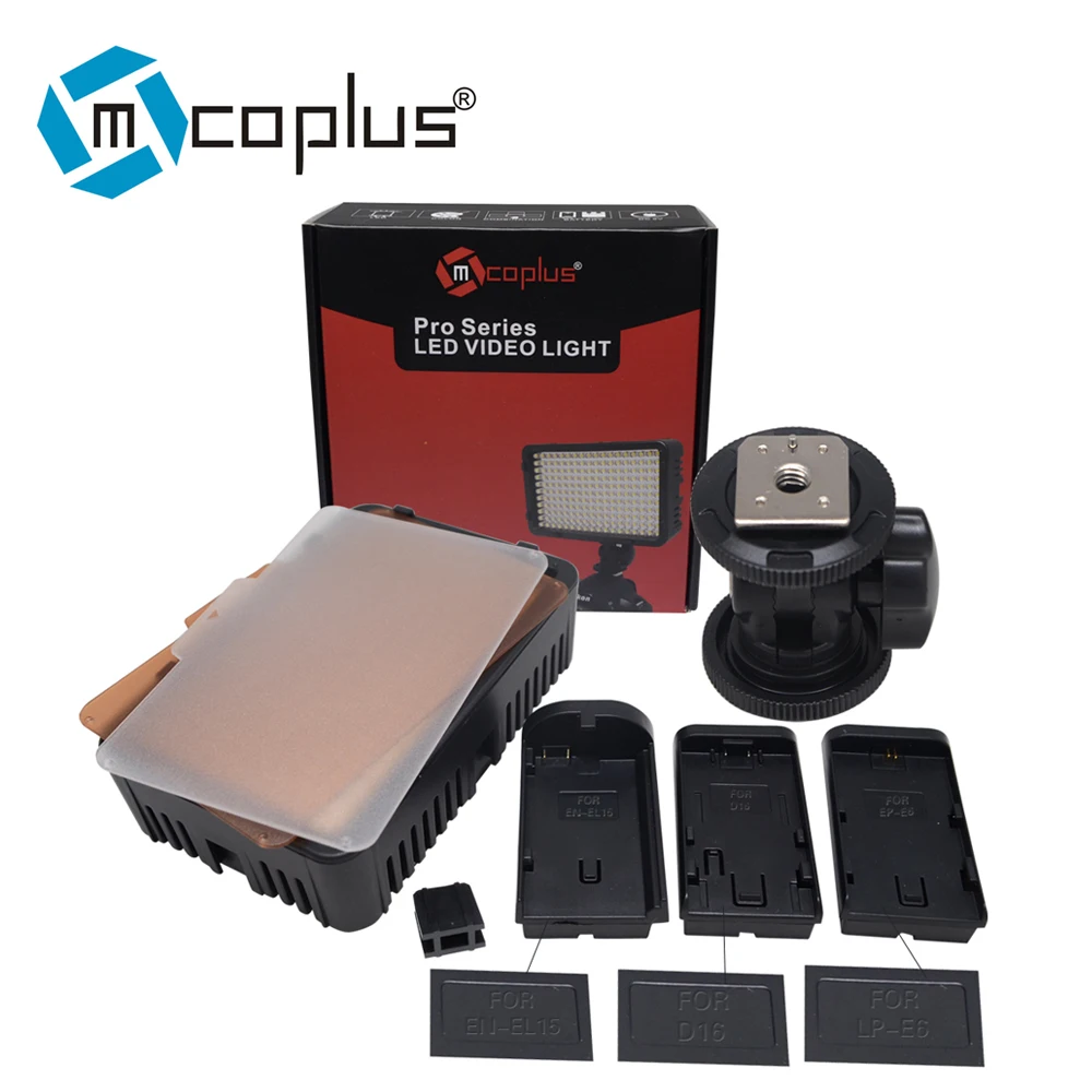 Mcoplus Camera LED Video Light Photo Studio Light Lamp 5600K Dimmable for Canon Nikon Pentax DSLR Camera Video Camcorder
Mcoplus Camera LED Video Light Photo Studio Light Lamp 5600K Dimmable for Canon Nikon Pentax DSLR Camera Video Camcorder