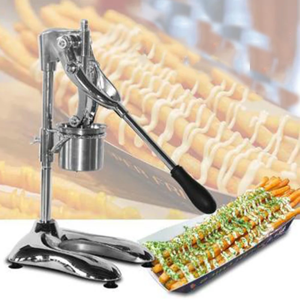 Super Long French Fries Makers Machines Long Potatoes Fried Chips Extruders Manual Long Fries Maker Machine
Super Long French Fries Makers Machines Long Potatoes Fried Chips Extruders Manual Long Fries Maker Machine