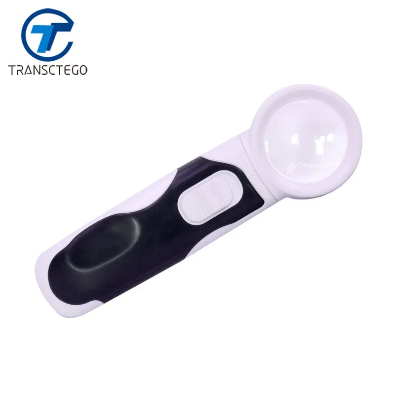 30 times magnifying glass with LED light hand-held coin jewelry loupe illuminated high power magnifier Handheld high definition
30 times magnifying glass with LED light hand-held coin jewelry loupe illuminated high power magnifier Handheld high definition