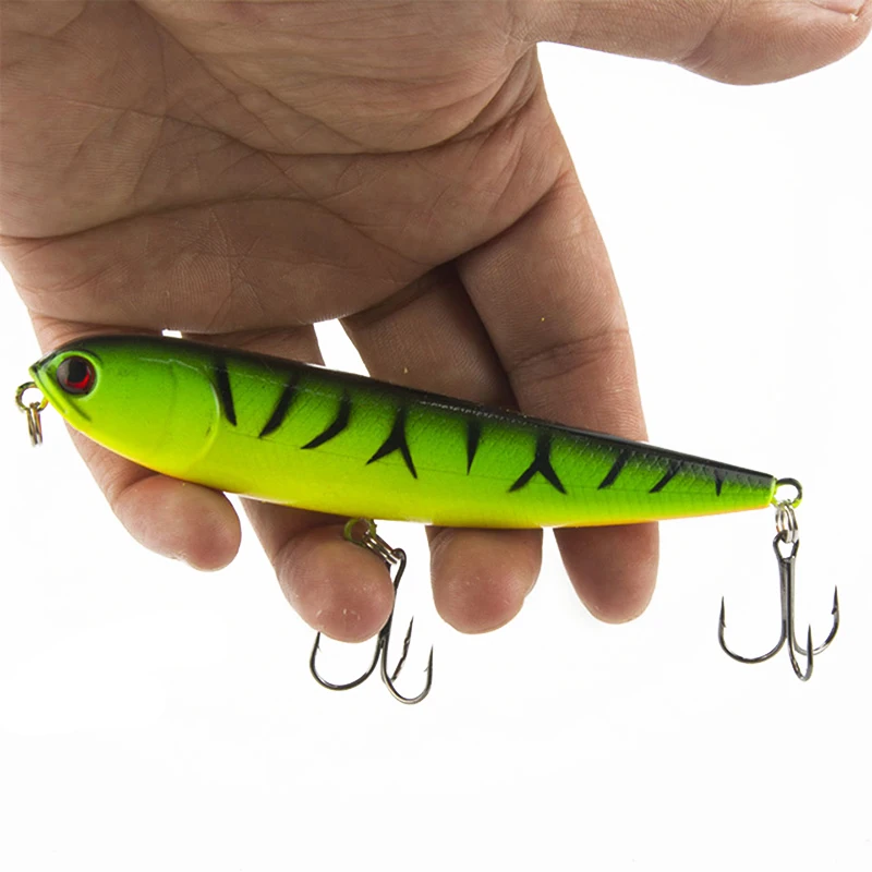 1pcs Fishing Pencil Lure Topwater Dogs Hard Lures Baits 12cm/22g Plastic Wobbler Artificial Hard Bait Fishing Tackle
1pcs Fishing Pencil Lure Topwater Dogs Hard Lures Baits 12cm/22g Plastic Wobbler Artificial Hard Bait Fishing Tackle