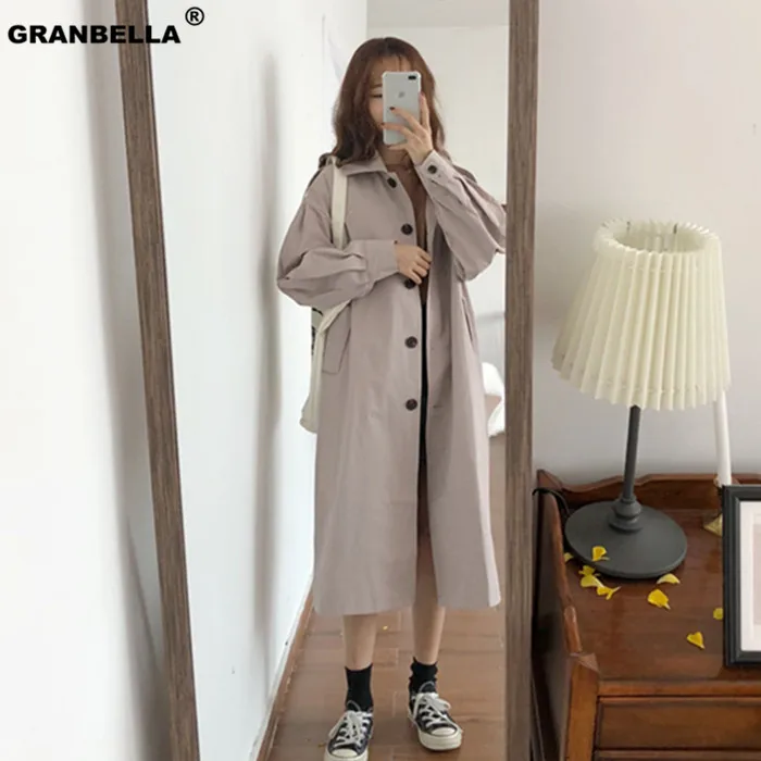 Female Vintage Long Windbreaker Back Letter Print Single Breasted Women's Trench Coats Stylish Lantern Sleeve Autumn Outwear
Female Vintage Long Windbreaker Back Letter Print Single Breasted Women's Trench Coats Stylish Lantern Sleeve Autumn Outwear
