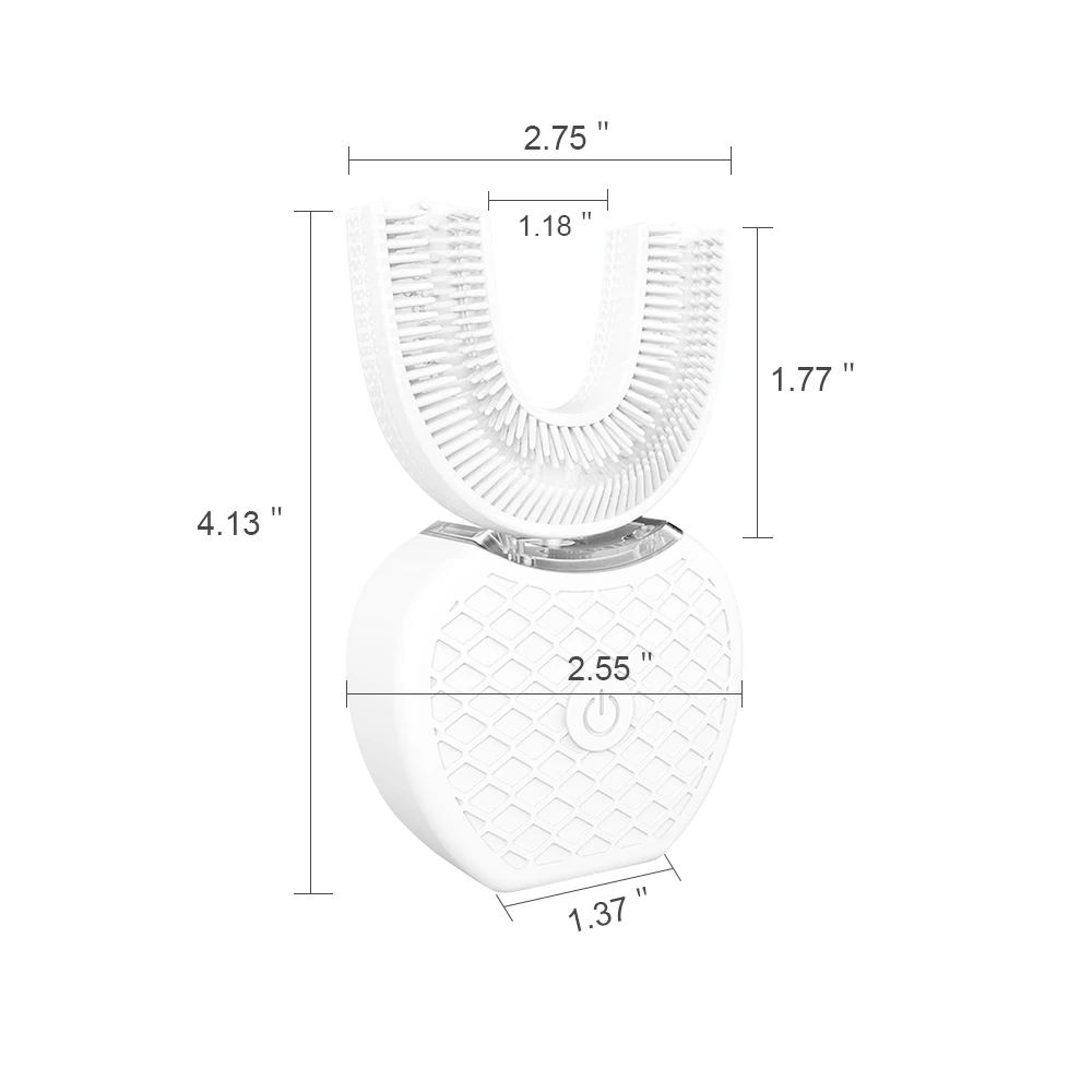 Wireless Automatic 3D 360 Degree U Sharp Lazy Electric Sonic Toothbrush Nano Blue Light Teeth Whitening
Wireless Automatic 3D 360 Degree U Sharp Lazy Electric Sonic Toothbrush Nano Blue Light Teeth Whitening