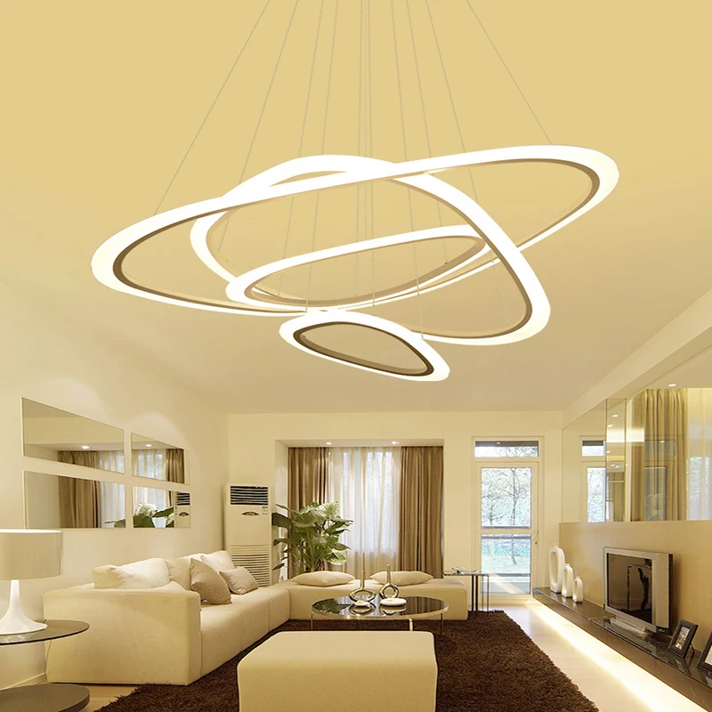 White Acrylic Modern LED Chandelier For Living Room Bedroom LED Lustres Large Ceiling Chandelier Lighting Fixtures AC85-260V
White Acrylic Modern LED Chandelier For Living Room Bedroom LED Lustres Large Ceiling Chandelier Lighting Fixtures AC85-260V
