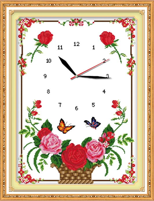 Flowers blooming(1) cross stitch kit 14ct 11ct count print canvas wall clock stitching embroidery DIY handmade needlework
Flowers blooming(1) cross stitch kit 14ct 11ct count print canvas wall clock stitching embroidery DIY handmade needlework