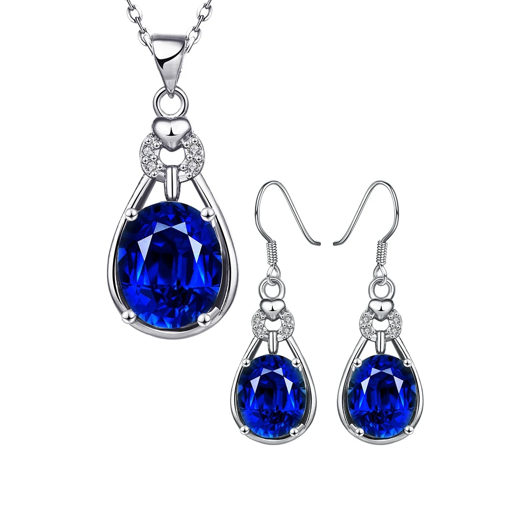 Garilina New Hot Fashion Jewelry Silver Color Deep Blue CZ Pendant Earrings Jewelry Sets For Women S2021
Garilina New Hot Fashion Jewelry Silver Color Deep Blue CZ Pendant Earrings Jewelry Sets For Women S2021