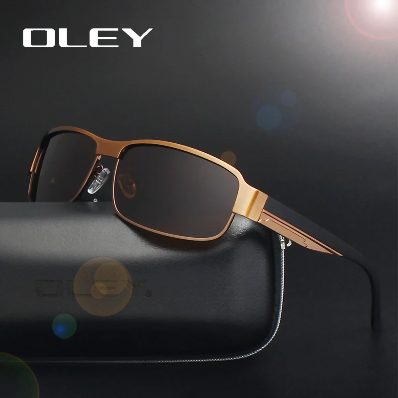 OLEY Brand Classic Polarized Oculos fashion Men women Sunglasses UV400 Protection male Driving Eyewear Y1606
OLEY Brand Classic Polarized Oculos fashion Men women Sunglasses UV400 Protection male Driving Eyewear Y1606