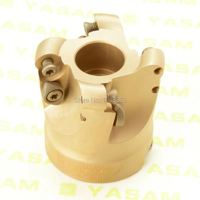 TRS-6R-50-22-4T indexable face milling cutter for round RD**1204 carbide inserts
TRS-6R-50-22-4T indexable face milling cutter for round RD**1204 carbide inserts