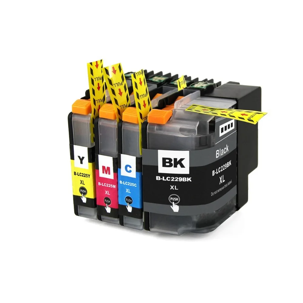 Full Ink 4 PCS Ink Cartridge LC225 LC225XL LC229 LC229XL for Brother MFC-J5620DW J4620DW J4625DW J5625DW J4420DW With Chip
Full Ink 4 PCS Ink Cartridge LC225 LC225XL LC229 LC229XL for Brother MFC-J5620DW J4620DW J4625DW J5625DW J4420DW With Chip
