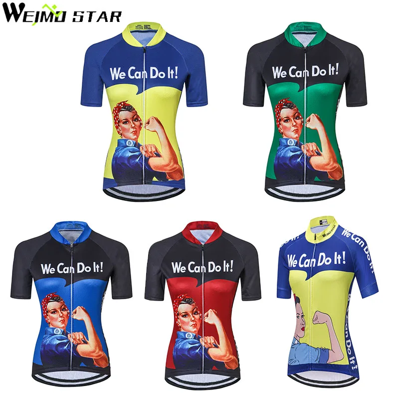 Weimostar Женская Профессиональная команда Велоспорт Джерси roupa ciclismo мы можем