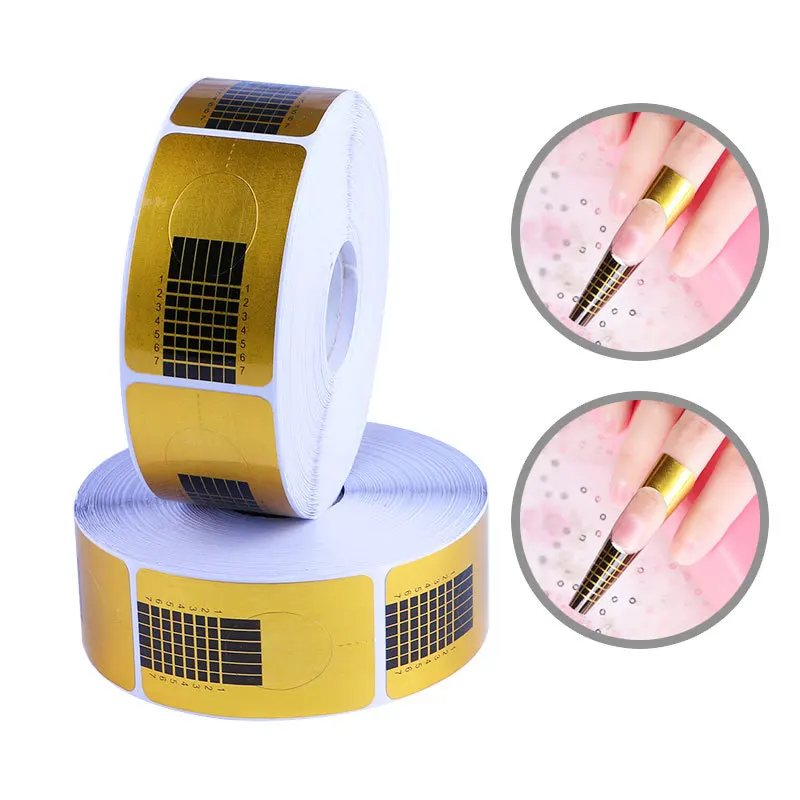 500pcs Golden Horseshoe Shape French Nail Art Tips Extension Stickers Acrylic Gel Polish DIY Styling Form Guide Stencil Tools
500pcs Golden Horseshoe Shape French Nail Art Tips Extension Stickers Acrylic Gel Polish DIY Styling Form Guide Stencil Tools