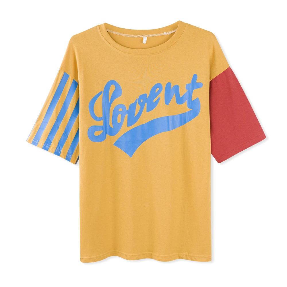 Neatie kiddie 2019 New Fashion Streetwear Short Sleeve Women T-shirt Letter Patchwork Print Loose Summer T shirt Tops
Neatie kiddie 2019 New Fashion Streetwear Short Sleeve Women T-shirt Letter Patchwork Print Loose Summer T shirt Tops