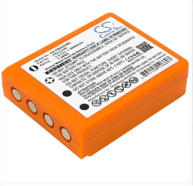 Cameron Sino 2000mAh battery for HBC Radiomatic Keynote Linus 4 Micron 4 Micron 5 Micron 6 Micron 7 Patrol D Quadrix
Cameron Sino 2000mAh battery for HBC Radiomatic Keynote Linus 4 Micron 4 Micron 5 Micron 6 Micron 7 Patrol D Quadrix