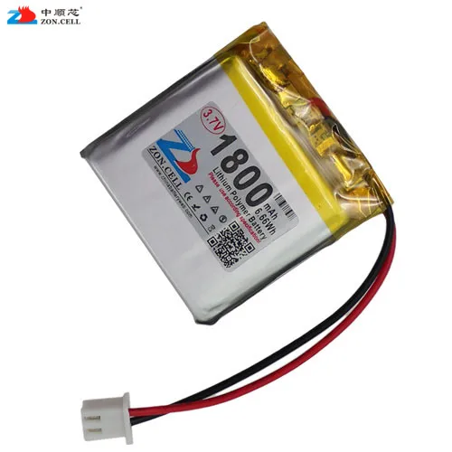 In the core 1800mAh 3.7V high capacity lithium polymer battery 674040 portable devices 704040 Rechargeable Li-ion Cell
In the core 1800mAh 3.7V high capacity lithium polymer battery 674040 portable devices 704040 Rechargeable Li-ion Cell
