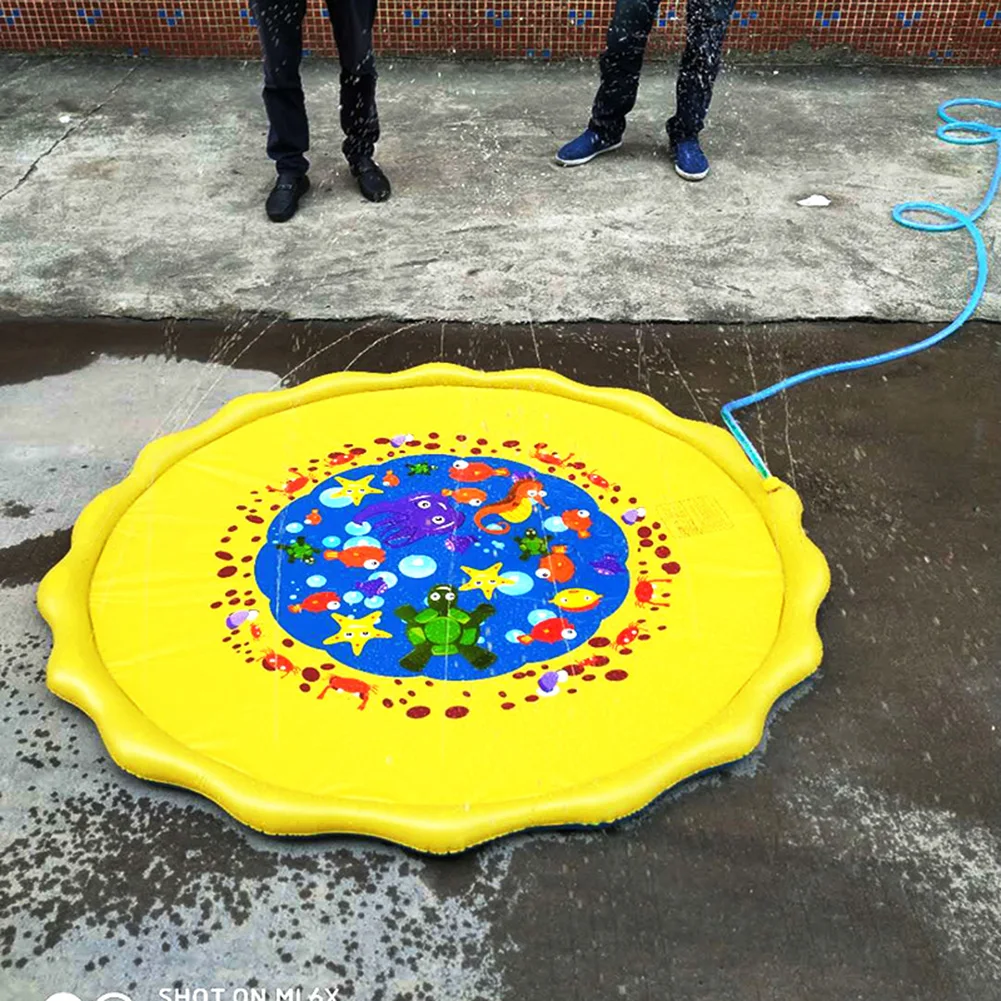 new Inflatable Water Spray Play Mat Sprinkle Splash Pad for Kids Summer Outdoor Backyard FK88
new Inflatable Water Spray Play Mat Sprinkle Splash Pad for Kids Summer Outdoor Backyard FK88