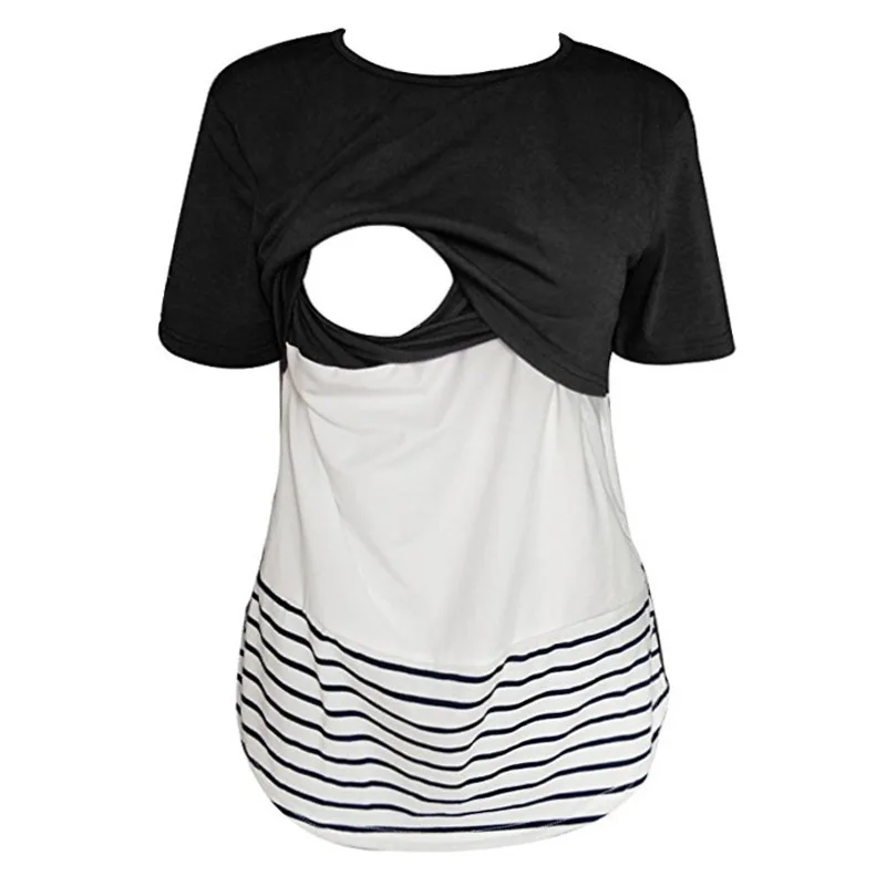 MeiHuiDa 20148 New Style Fashion Women Breastfeeding Nursing Tops Striped Floral Lace StitchingTops Blouse
MeiHuiDa 20148 New Style Fashion Women Breastfeeding Nursing Tops Striped Floral Lace StitchingTops Blouse