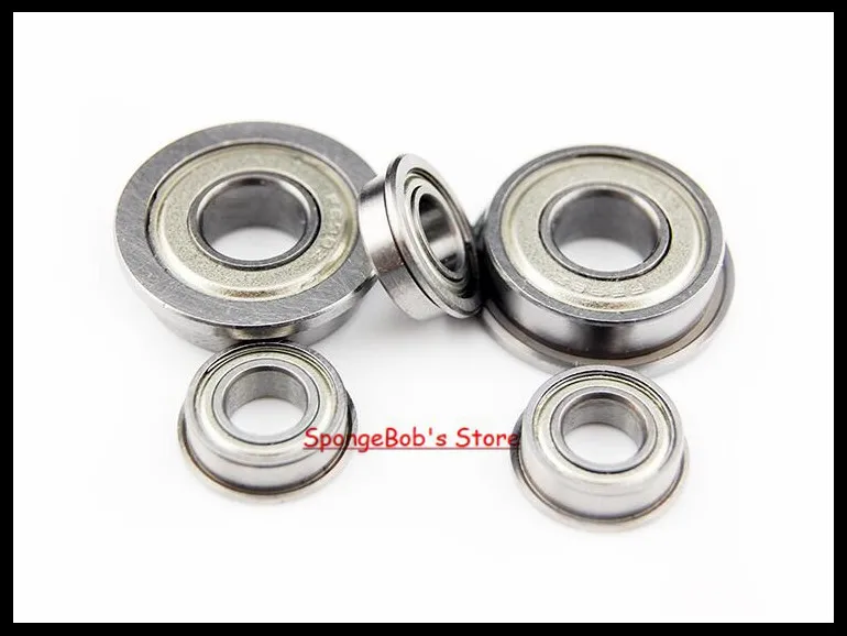 

12-35pcs/Lot F623ZZ / F624ZZ / F625ZZ / F626ZZ / F627ZZ / F628ZZ / F629ZZ Flange Bearing Deep Groove Ball Radial Ball Bearing