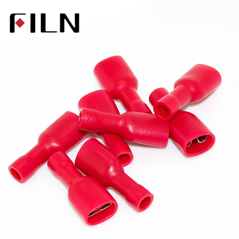 FDFD1.25-250 Female Insulated Electrical Crimp Terminal for 0.5-1.5mm2 wire Connectors Cable Wire Connector Terminal
FDFD1.25-250 Female Insulated Electrical Crimp Terminal for 0.5-1.5mm2 wire Connectors Cable Wire Connector Terminal