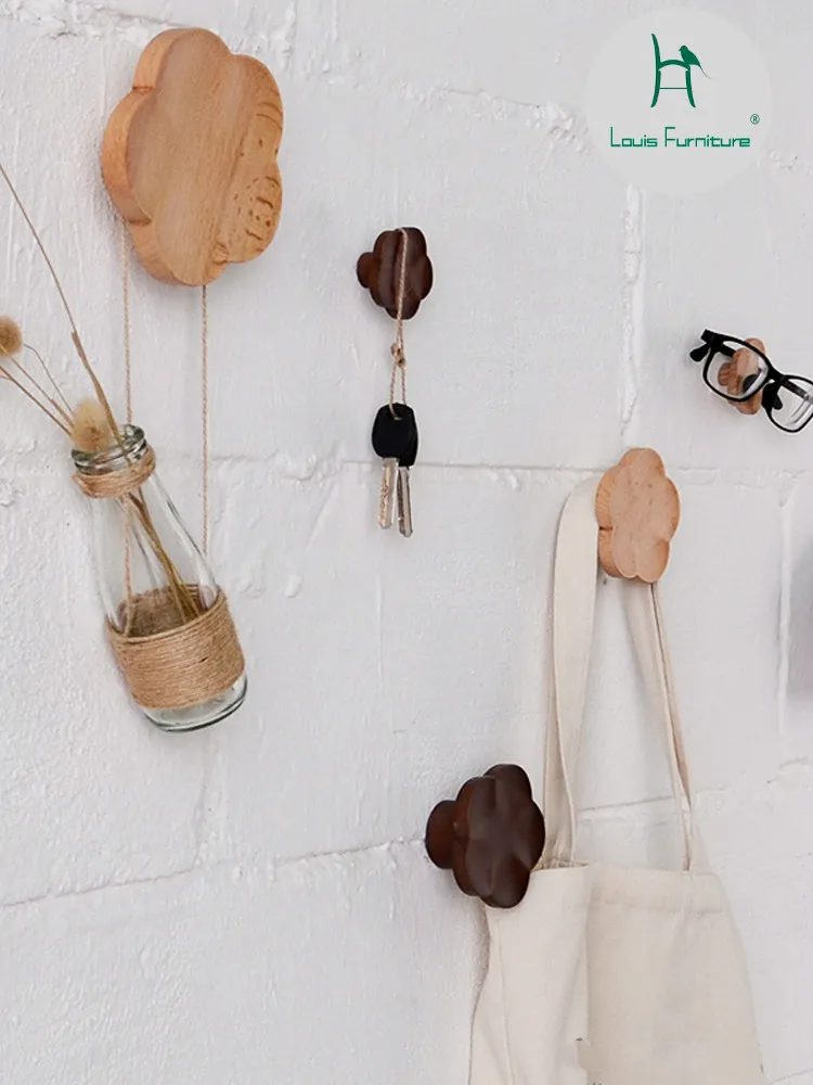 Louis Fashion Coat Racks Household Solid Powerful Perforating Hangers Creative Nordic Clothes Hooks Wooden Wall Hangings
Louis Fashion Coat Racks Household Solid Powerful Perforating Hangers Creative Nordic Clothes Hooks Wooden Wall Hangings