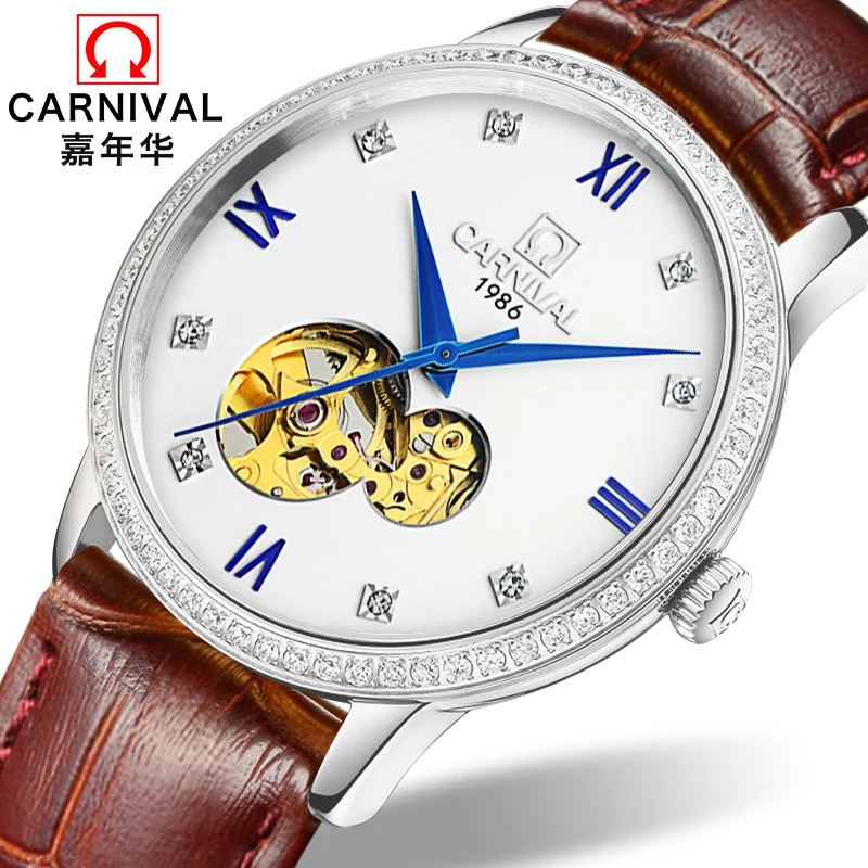Carnival Watch Men Japan MIYOTA 8N24 Automatic Mechanical Brand Luxury Men Watches Sapphire reloj hombre Diamond Clock C5676-2
Carnival Watch Men Japan MIYOTA 8N24 Automatic Mechanical Brand Luxury Men Watches Sapphire reloj hombre Diamond Clock C5676-2
